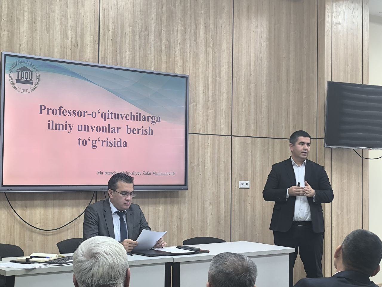 Toshkent arxitektura-qurilish universitetida navbatdagi Universitet kengashi yig‘ilishi bo‘lib o‘tdi